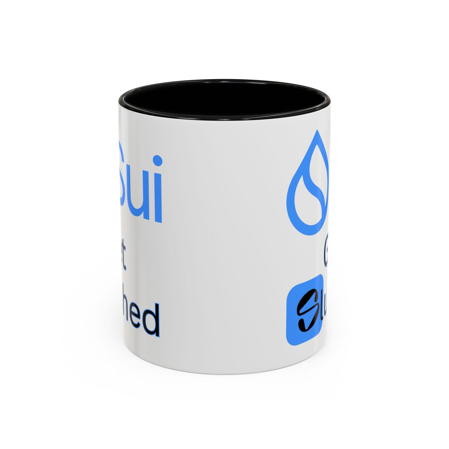 Sui: Get Slushed White Accent Mug by cypherpunkgear.com