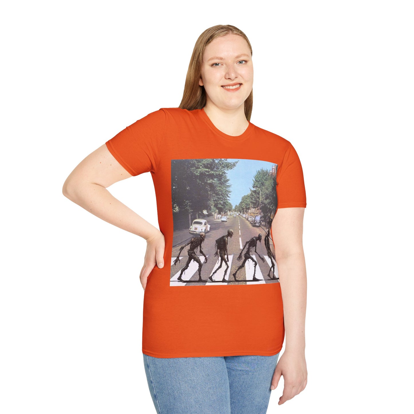 2-sided, Scabby Road Light colors Unisex T-Shirt by CreepyCrafts.boo