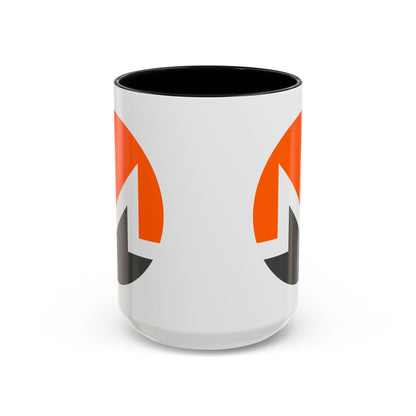 Monero (XMR) White Accent Mug by cypherpunkgear.com