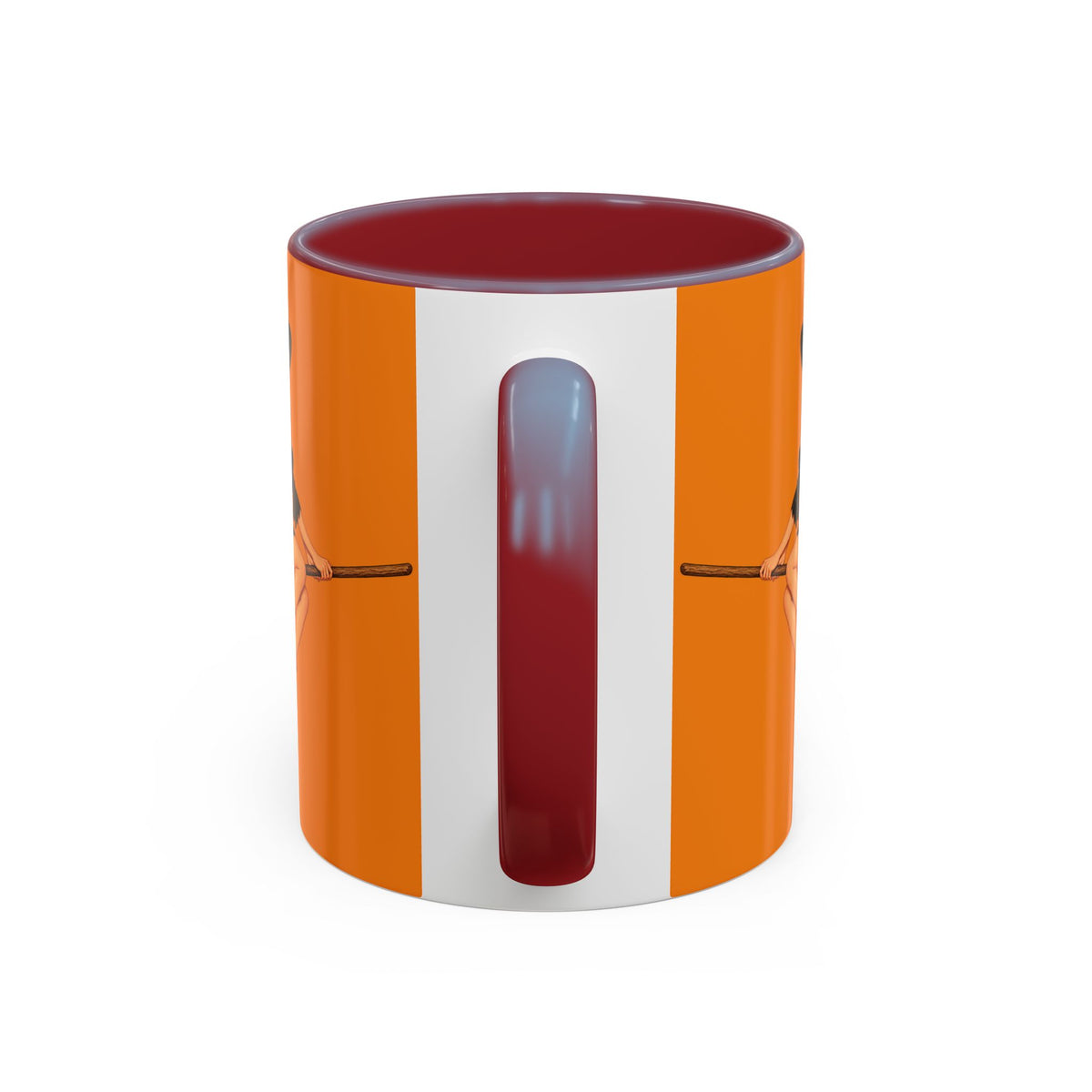 Hazel Hex Orange Accent Mug by CreepyCrafts.boo