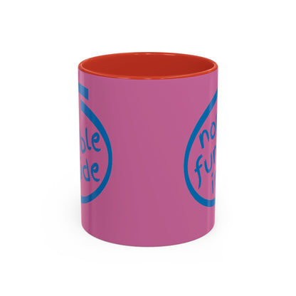 Non-Fungible Inside Pink Accent Mug by cypherpunkgear.com