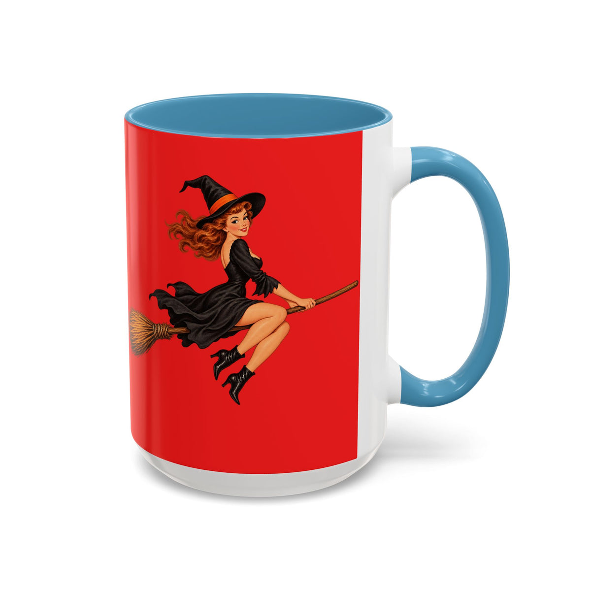 Hazel Hex Red Accent Mug by CreepyCrafts.boo