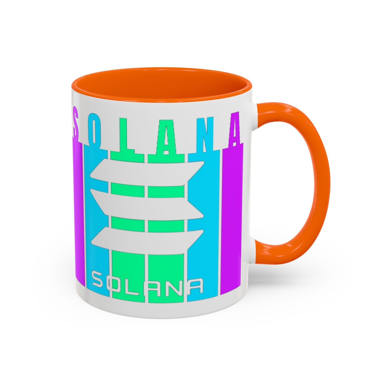 Solana (SOL) Freedom Accent Mug by cypherpunkgear.com