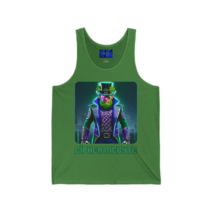 Cipher McByte Unisex Jersey Tank Top by cypherpunkgear.com