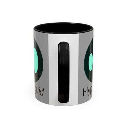 Hyperliquid Black font Grey Accent Mug by cypherpunkgear.com