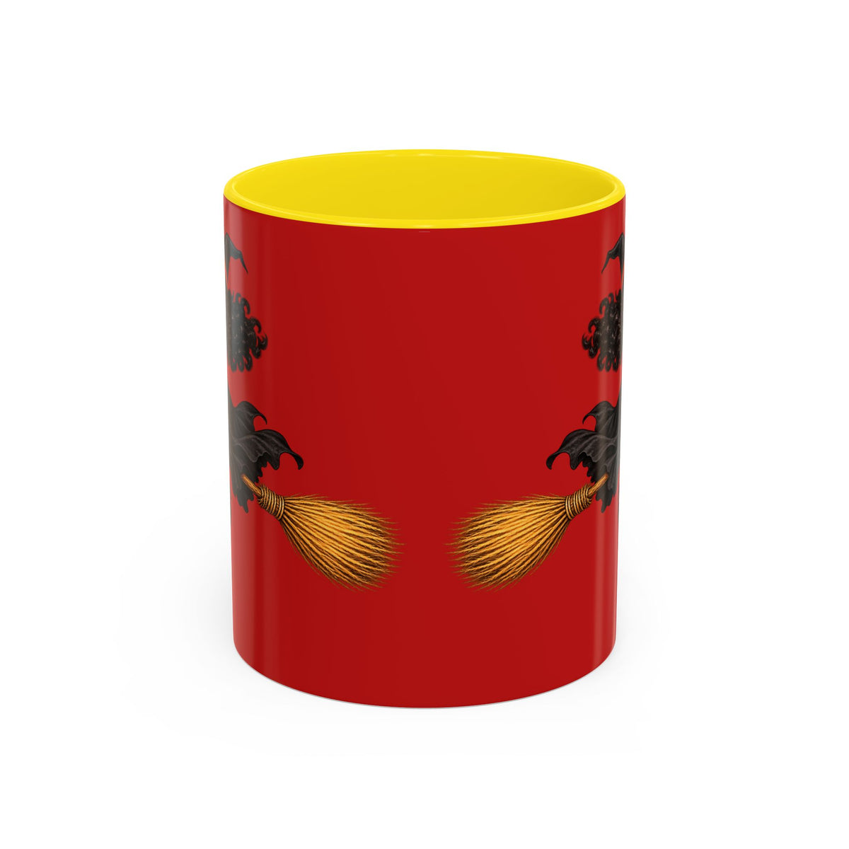 Velvet Vex Red Accent Mug by CreepyCrafts.boo