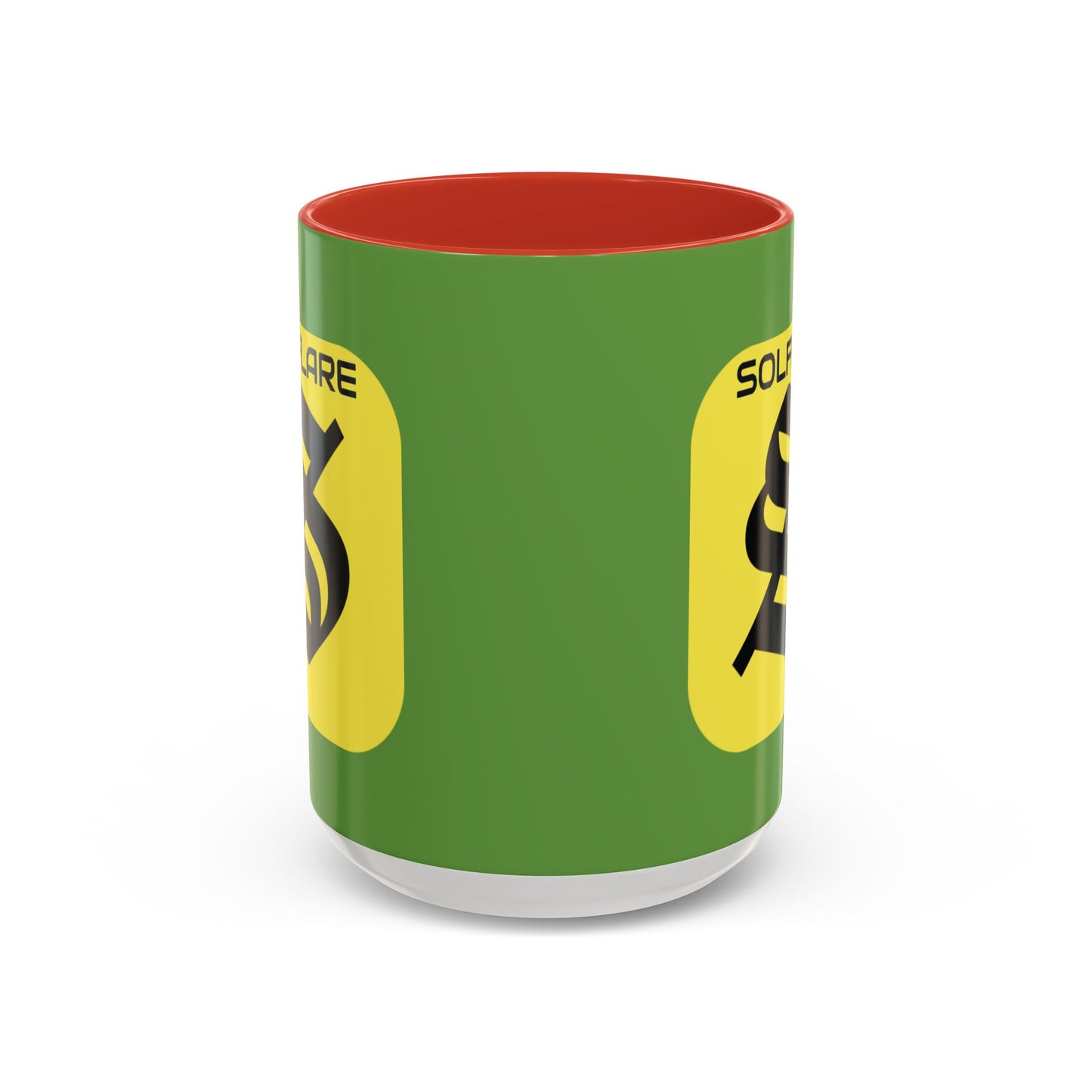 SolflareLogo Green Accent Mug by cypherpunkgear.com