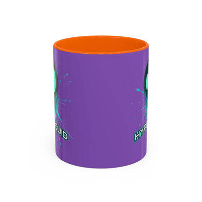 HYPE Drip Light Purple Accent Mug by cypherpunkgear.com