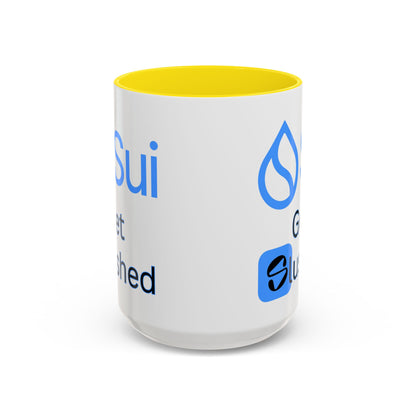 Sui: Get Slushed White Accent Mug by cypherpunkgear.com