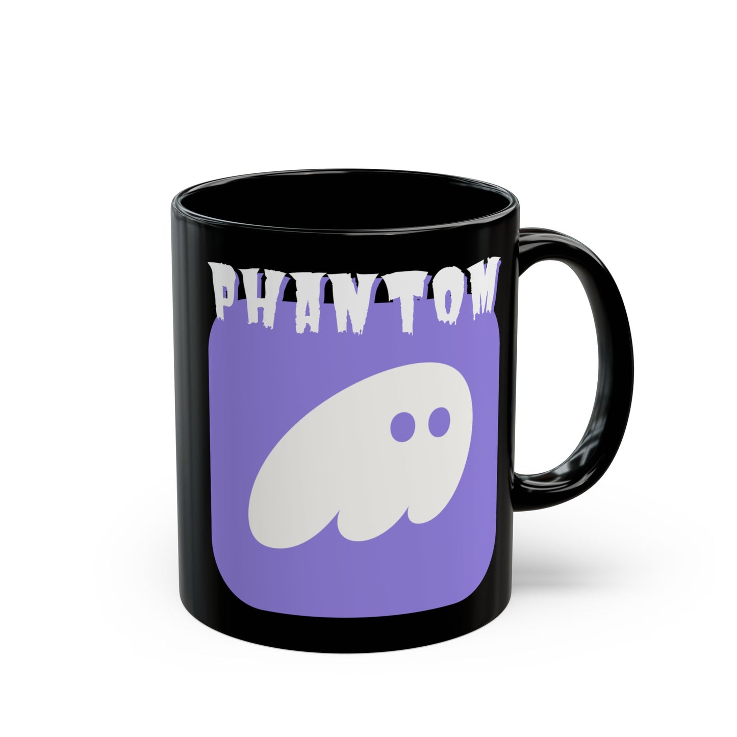 Phantom Hot Wallet Black Mug by cypherpunkgear.com