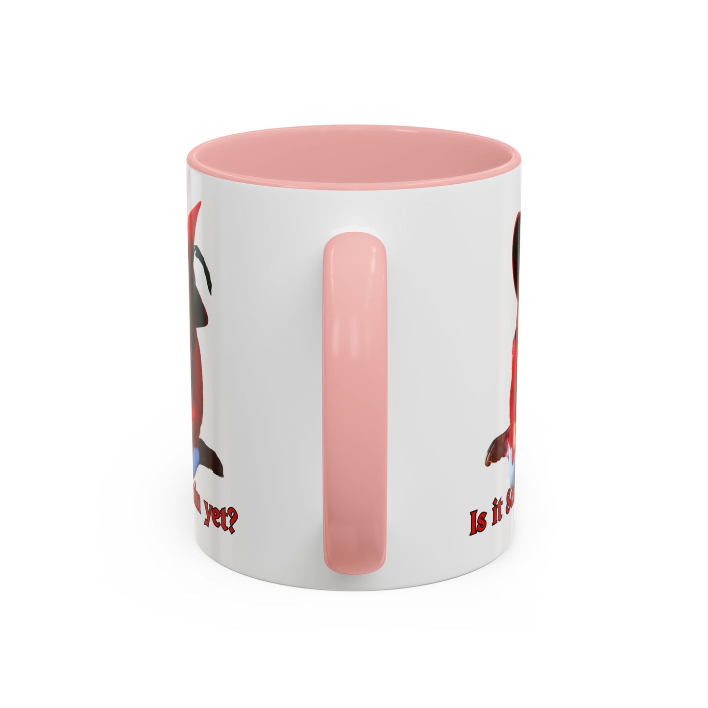 Is it Samhain yet? White Accent Mug by CreepyCrafts.boo