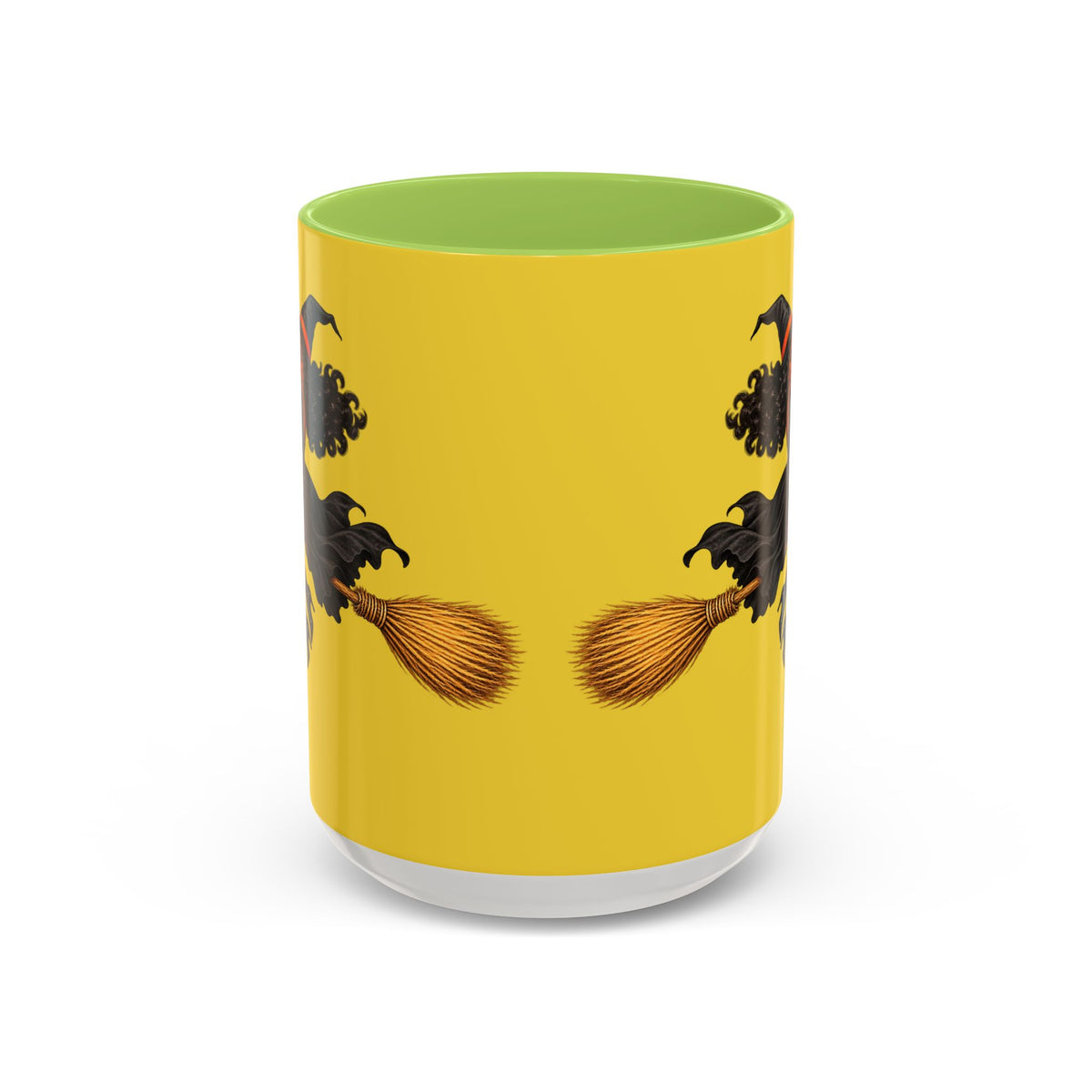 Velvet Vex Yellow Accent Mug by CreepyCrafts.boo