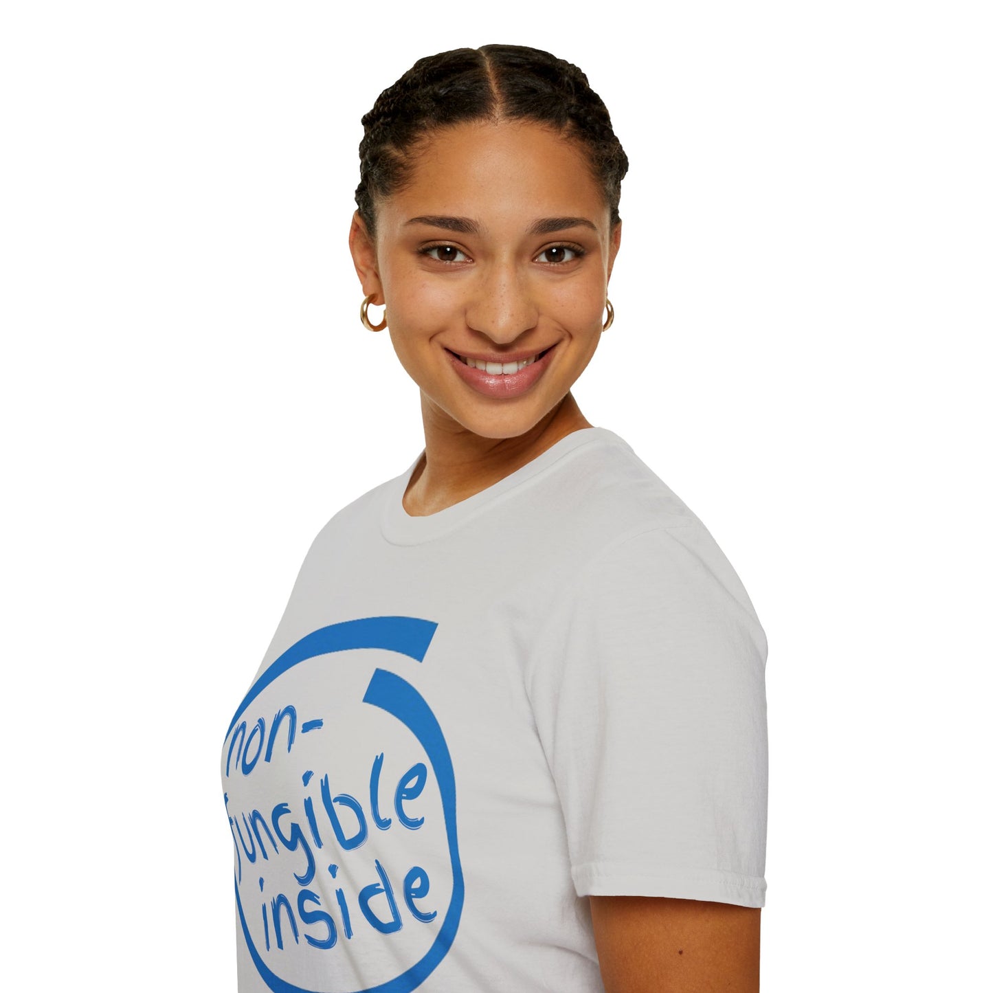 Non-Fungible Inside Light colors Unisex T-Shirt by cypherpunkgear.com