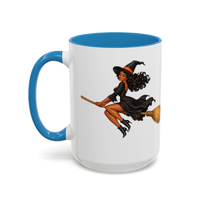 Velvet Vex White Accent Mug by CreepyCrafts.boo