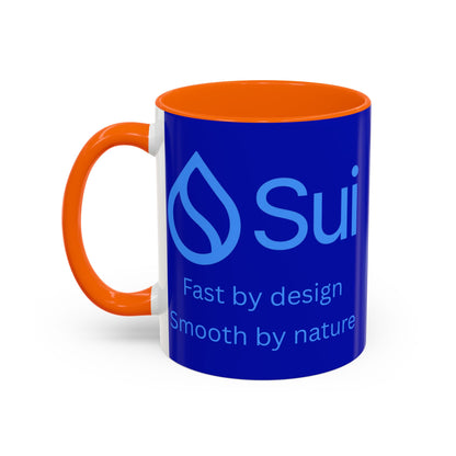 SUI Dark Blue Accent Mug by cypherpunkgear.com