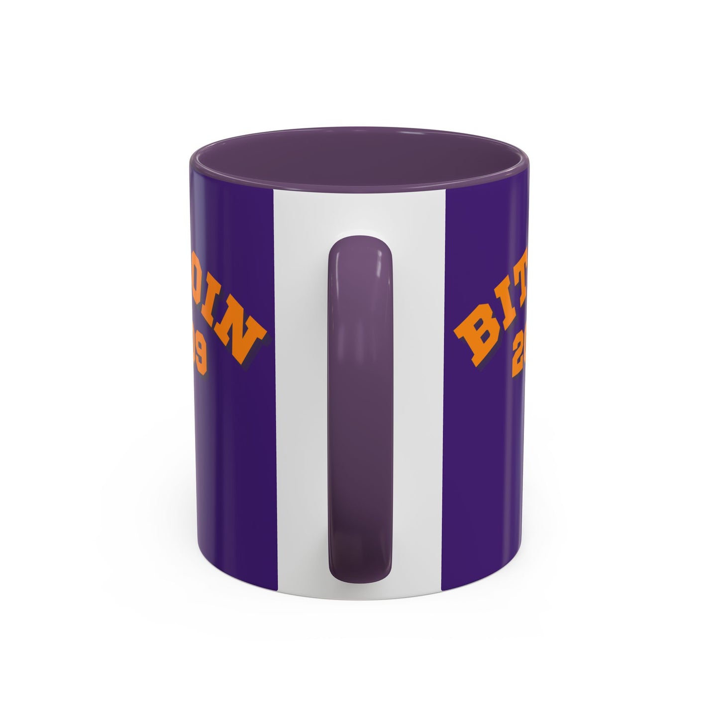 Bitcoin 2009 Dark Purple Accent Mug by cypherpunkgear.com