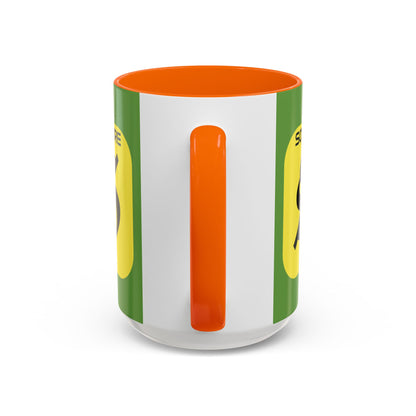 SolflareLogo Green Accent Mug by cypherpunkgear.com