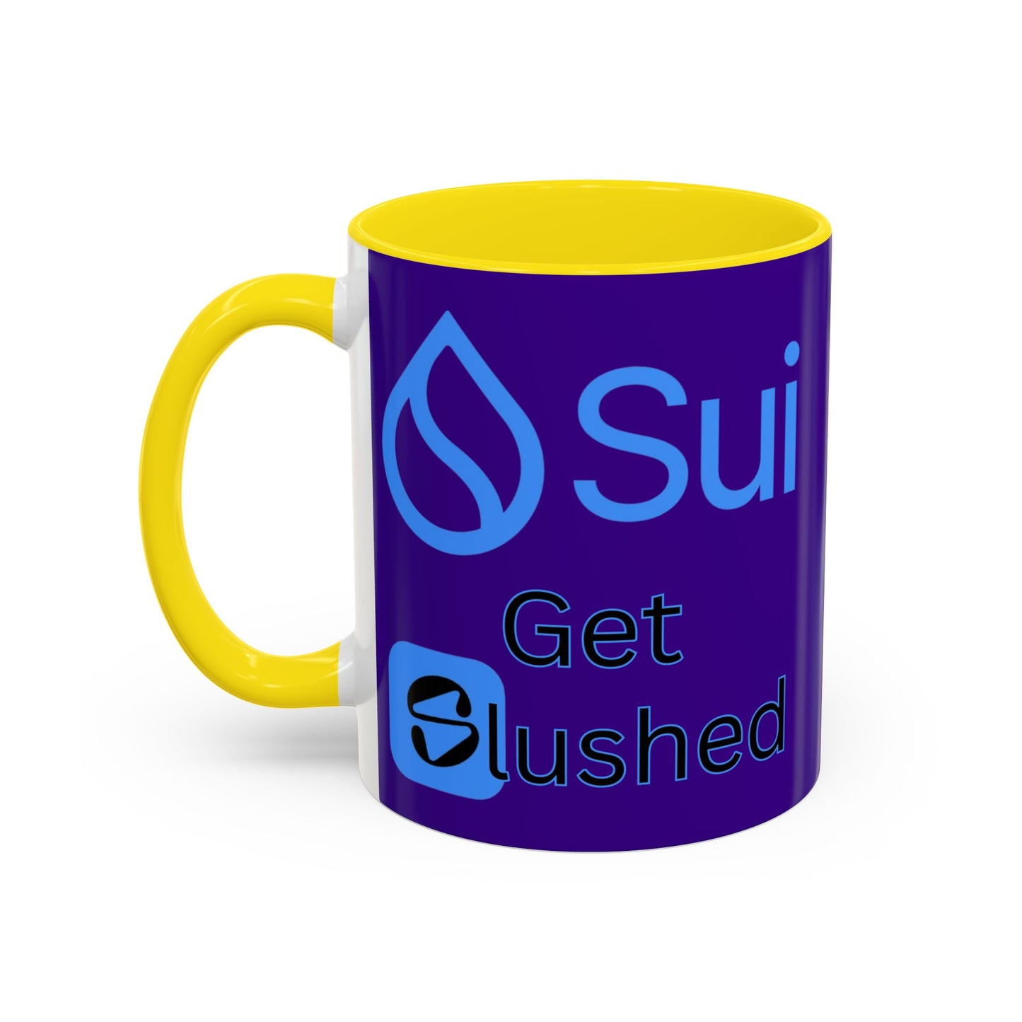 Sui: Get Slushed Purple Accent Mug by cypherpunkgear.com