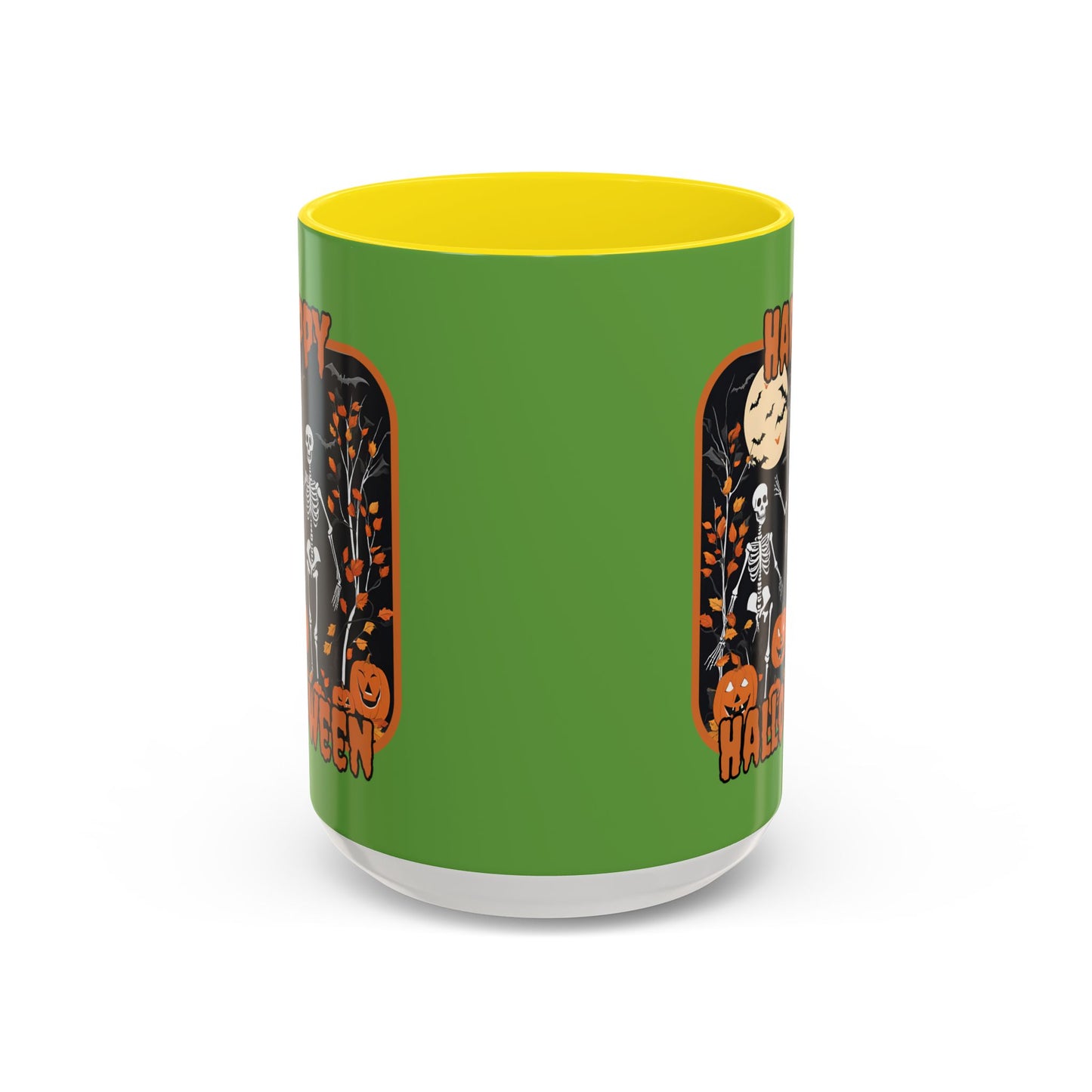 Spooktacular Skeletons of Halloween Accent Mug by CreepyCrafts.boo