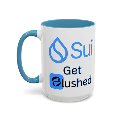 Sui: Get Slushed White Accent Mug by cypherpunkgear.com