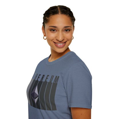 Ethereum (ETH) Dark colors Unisex T-Shirt by cypherpunkgear.com