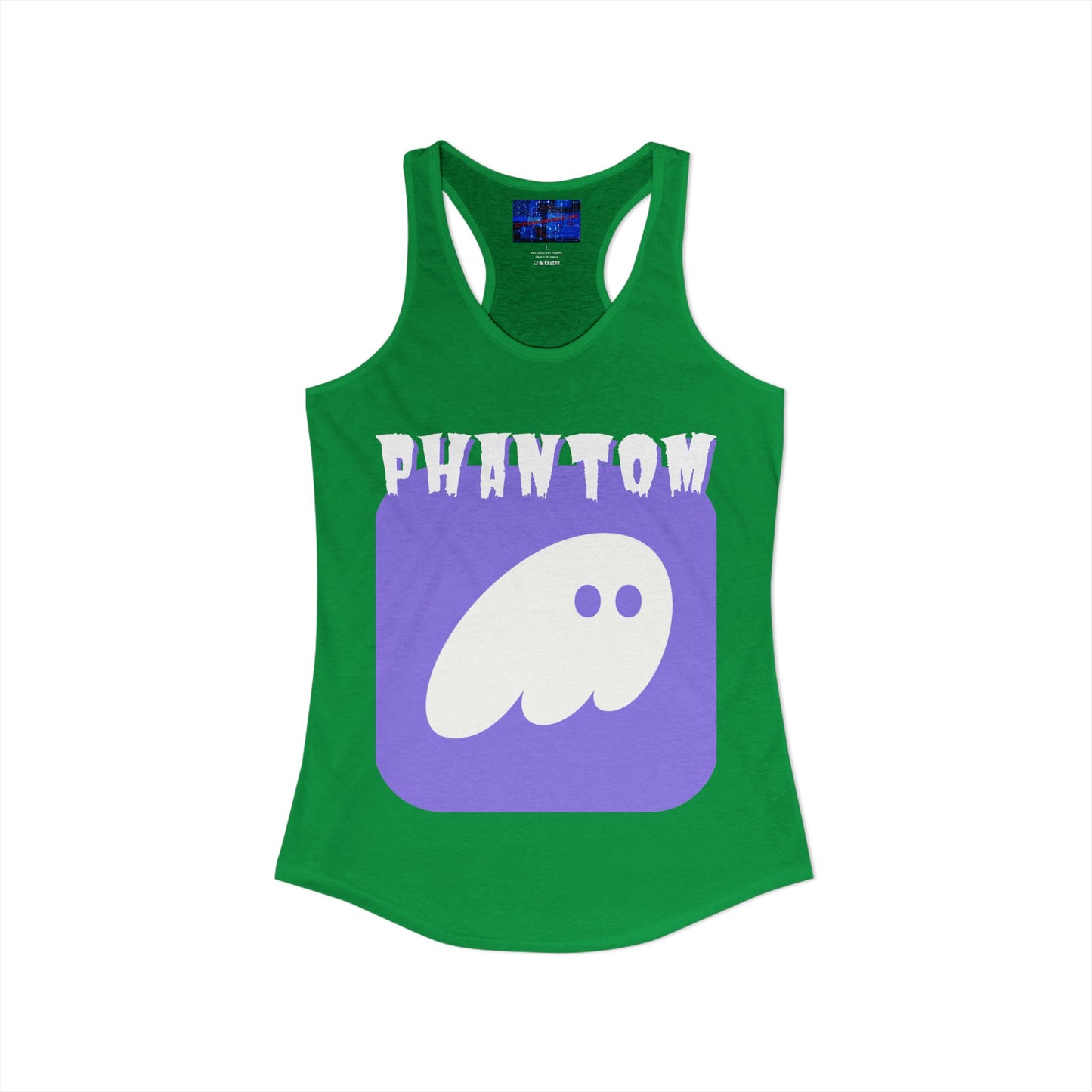 Phantom Hot Wallet Women's Racerback Tank Top by cypherpunkgear.com