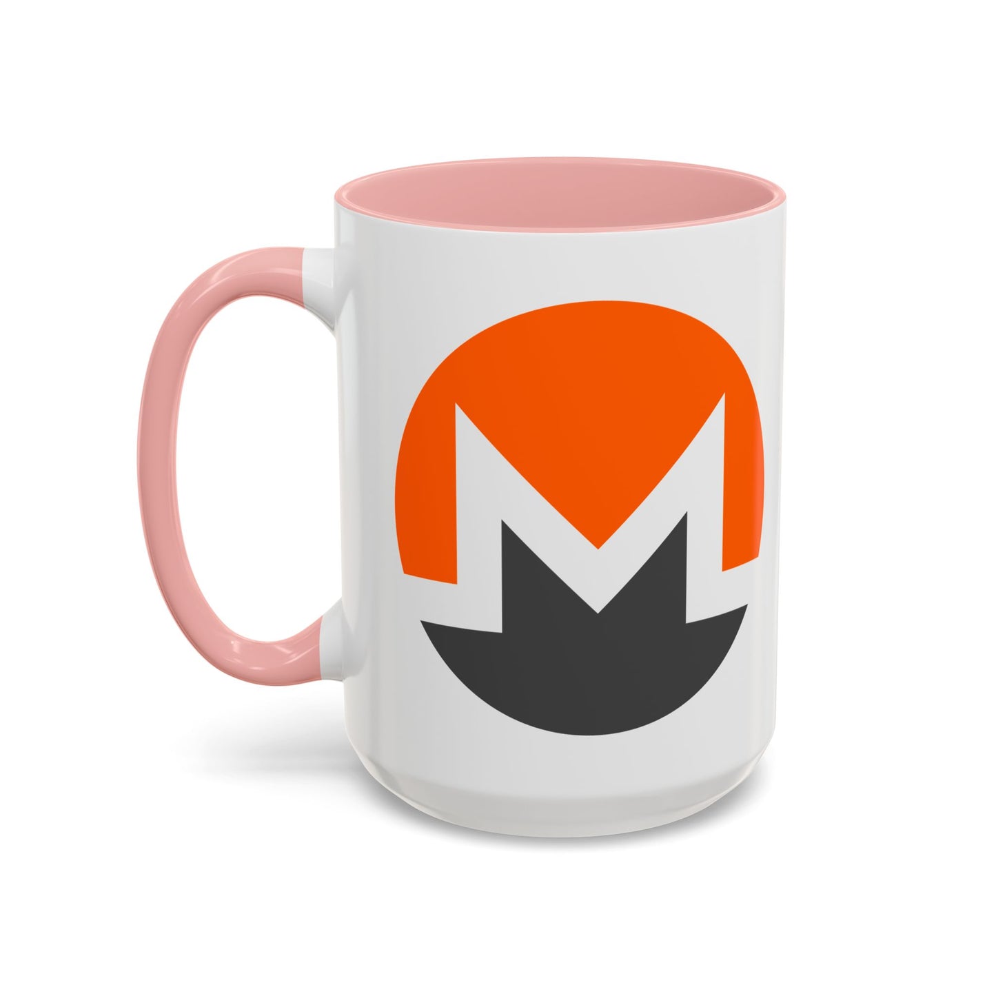 Monero (XMR) White Accent Mug by cypherpunkgear.com