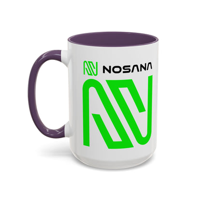 Nosana (NOS) Accent Mug by cypherpunkgear.com