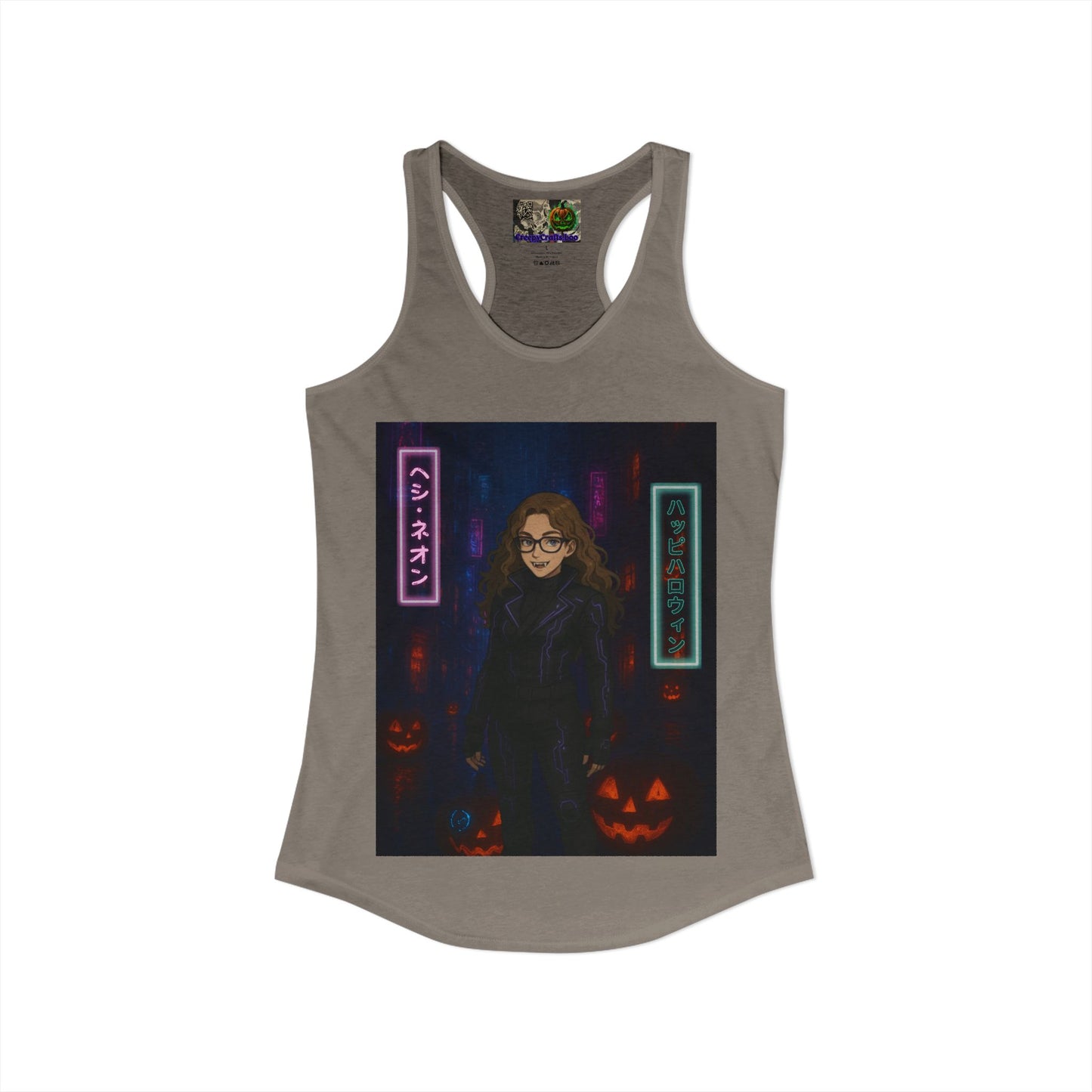 Hethyr Neon Women's Racerback Tank Top by CreepyCrafts.boo