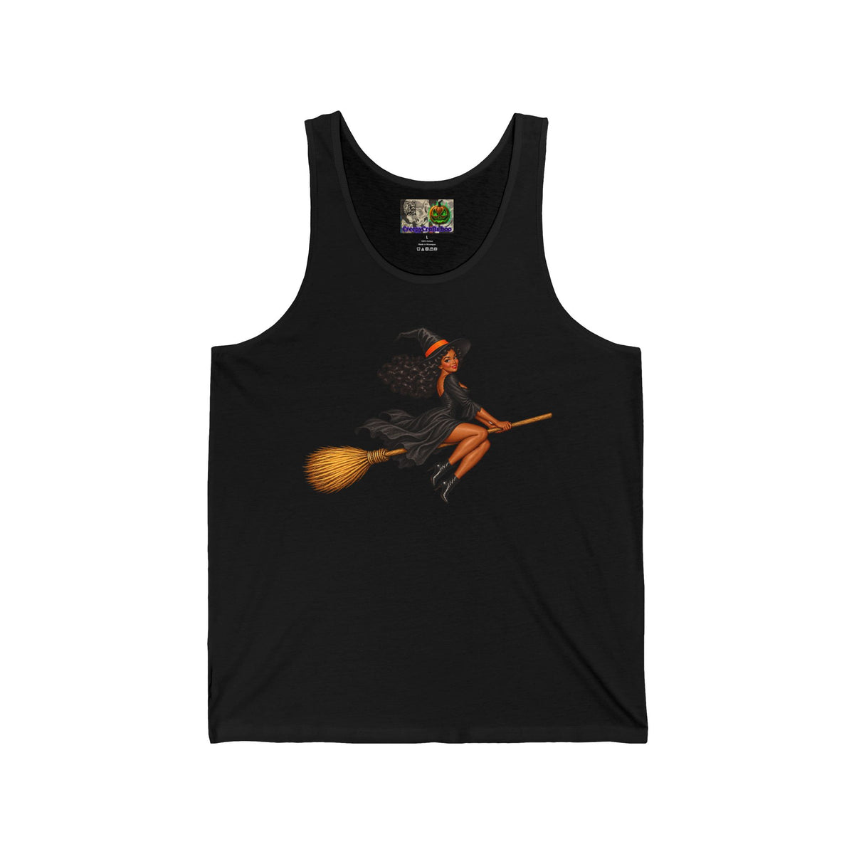 Velvet Vex Unisex Jersey Tank Top by CreepyCrafts.boo