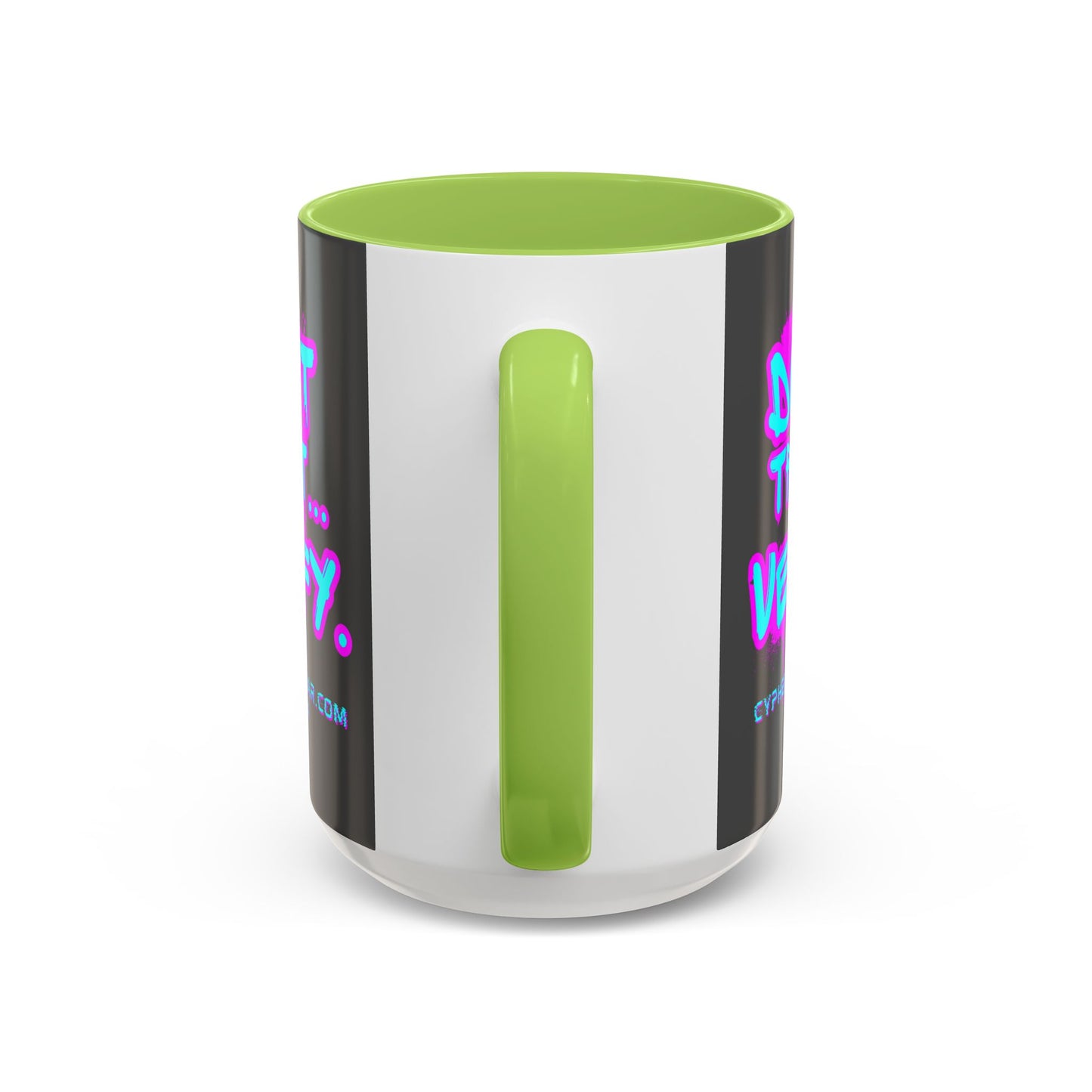 Don't Trust...Verify. Grey Accent Mug by cypherpunkgear.com