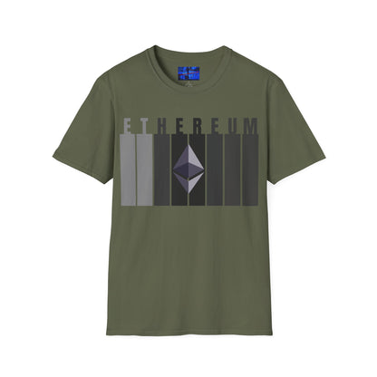 Ethereum (ETH) Dark colors Unisex T-Shirt by cypherpunkgear.com
