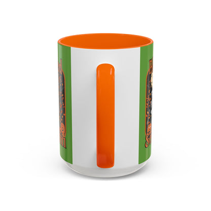Spooktacular Skeletons of Samhain Accent Mug by CreepyCrafts.boo