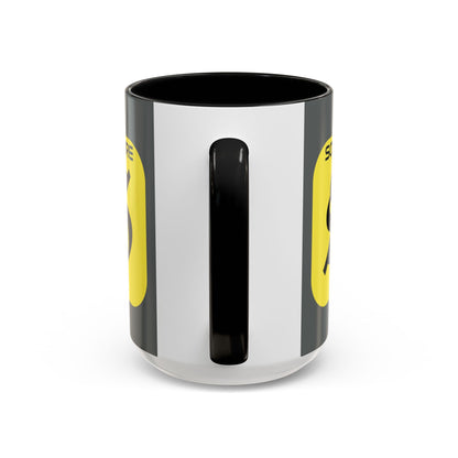 SolflareLogo Grey Accent Mug by cypherpunkgear.com