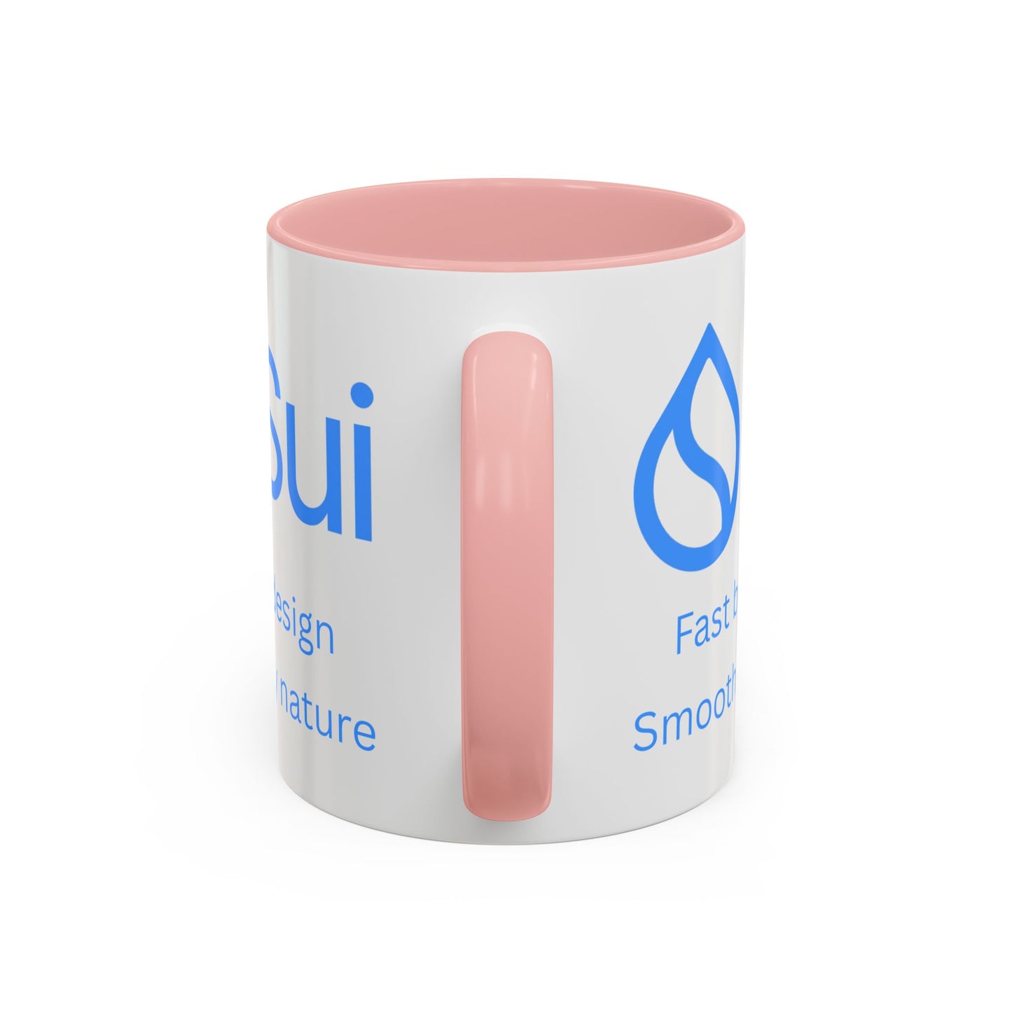 SUI White Accent Mug by cypherpunkgear.com
