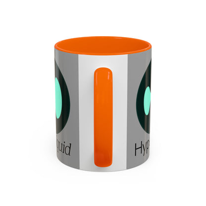 Hyperliquid Black font Grey Accent Mug by cypherpunkgear.com