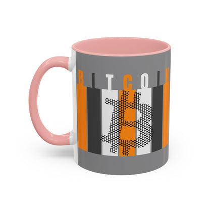 Bitcoin (BTC) Freedom Accent Mug by cypherpunkgear