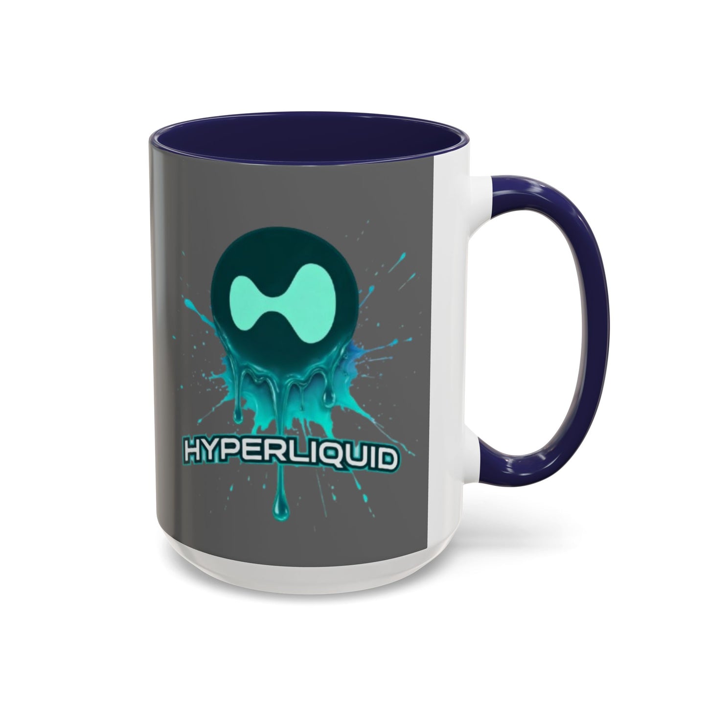 HYPE Drip Grey Accent Mug by cypherpunkgear.com