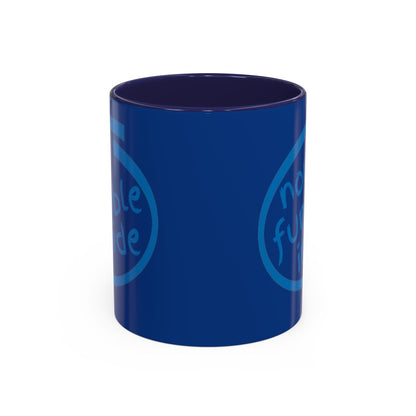 Non-Fungible Inside Dark Blue Accent Mug by cypherpunkgear.com