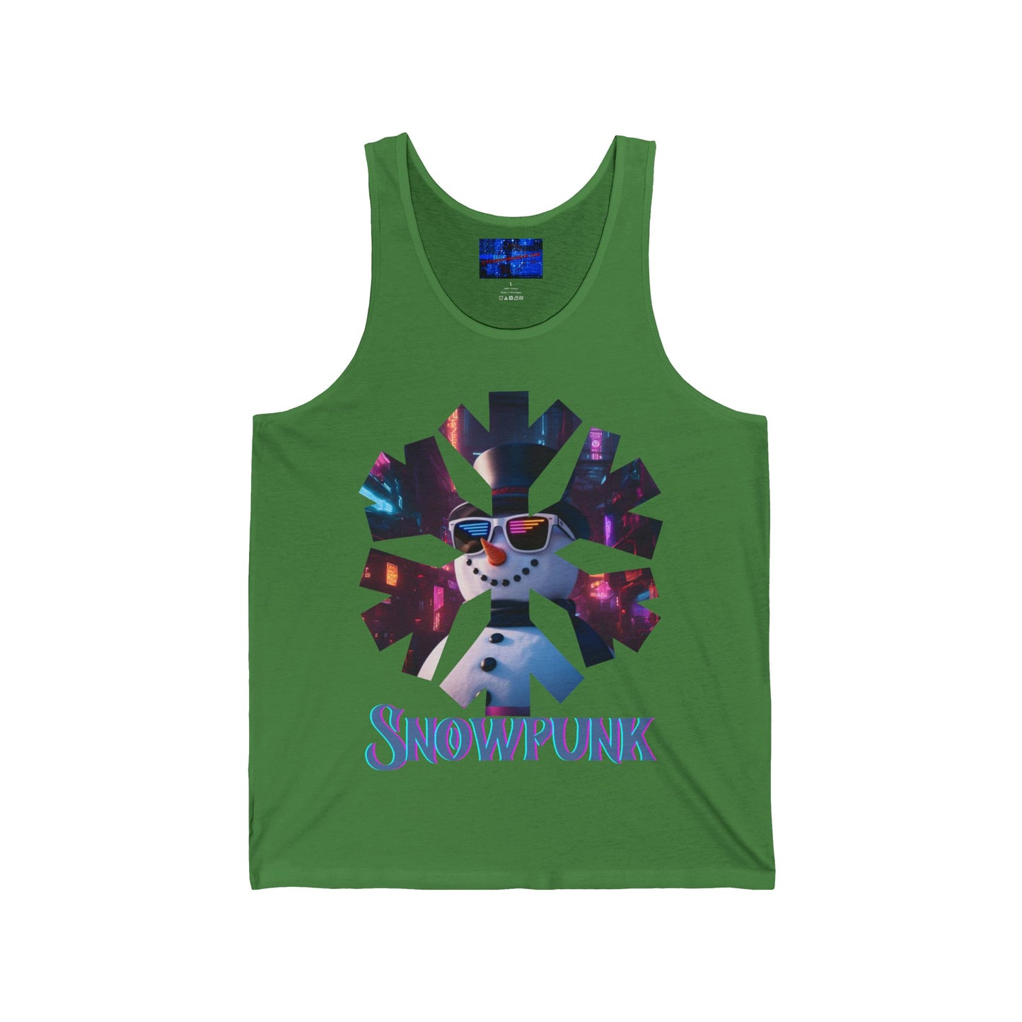 Snowpunk Unisex Jersey Tank Top by cypherpunkgear.com