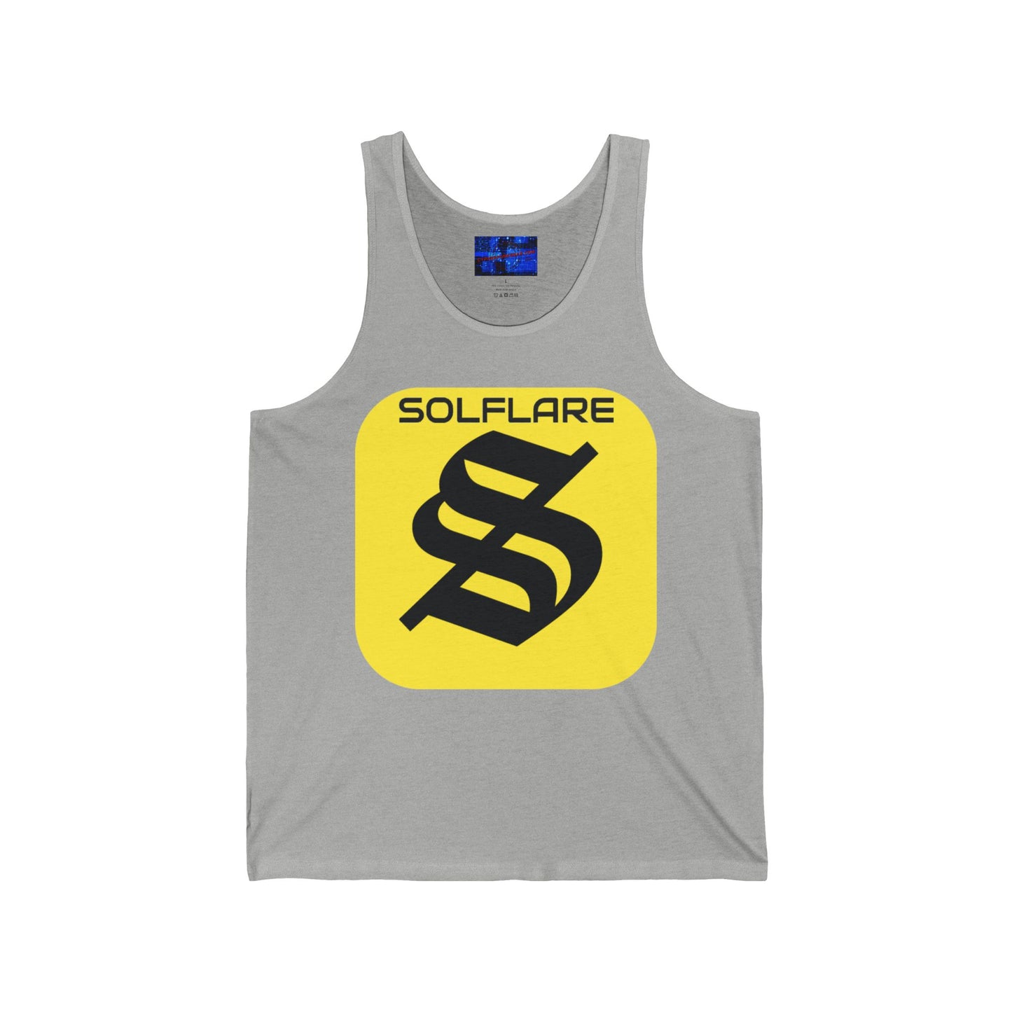 SolflareLogo Unisex Jersey Tank Top by cypherpunkgear.com