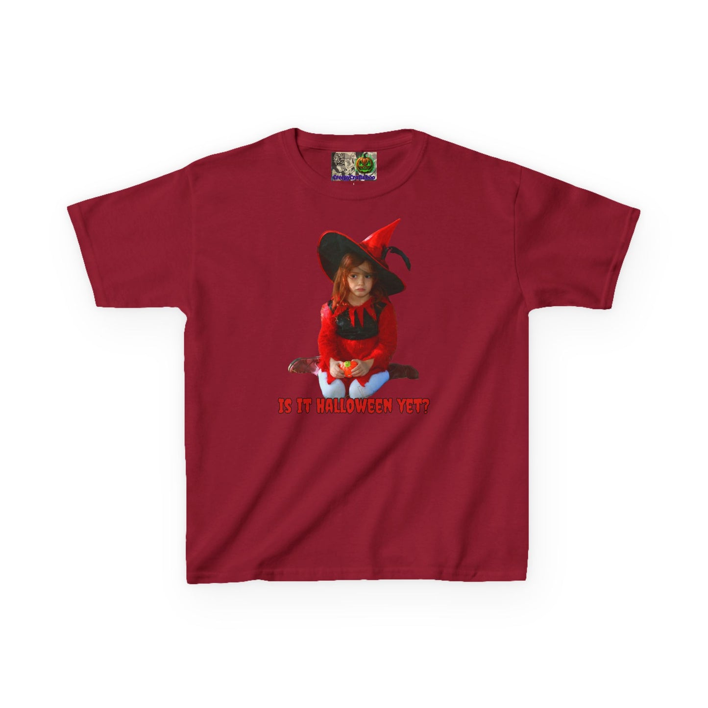 Is it Halloween yet? Kids Heavy Cotton™ Tee by CreepyCrafts.boo