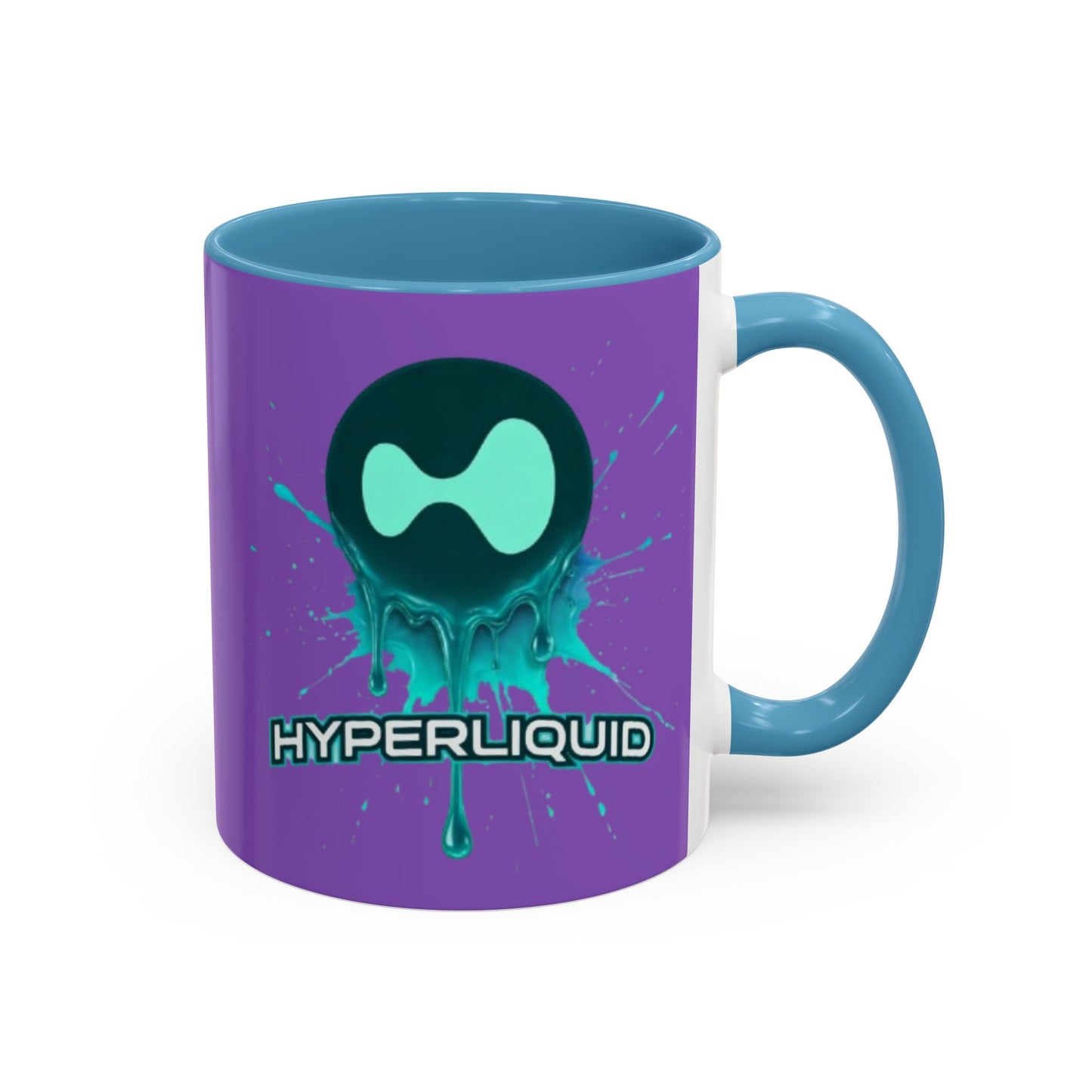 HYPE Drip Light Purple Accent Mug by cypherpunkgear.com