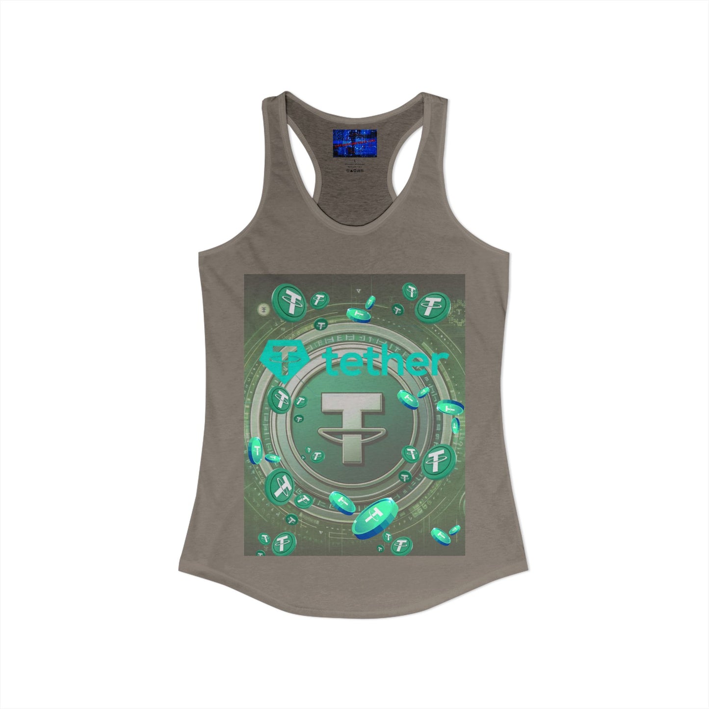 Tether Women's Racerback Tank Top by cypherpunkgear.com