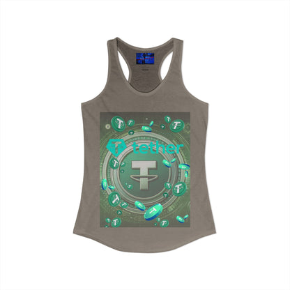 Tether Women's Racerback Tank Top by cypherpunkgear.com