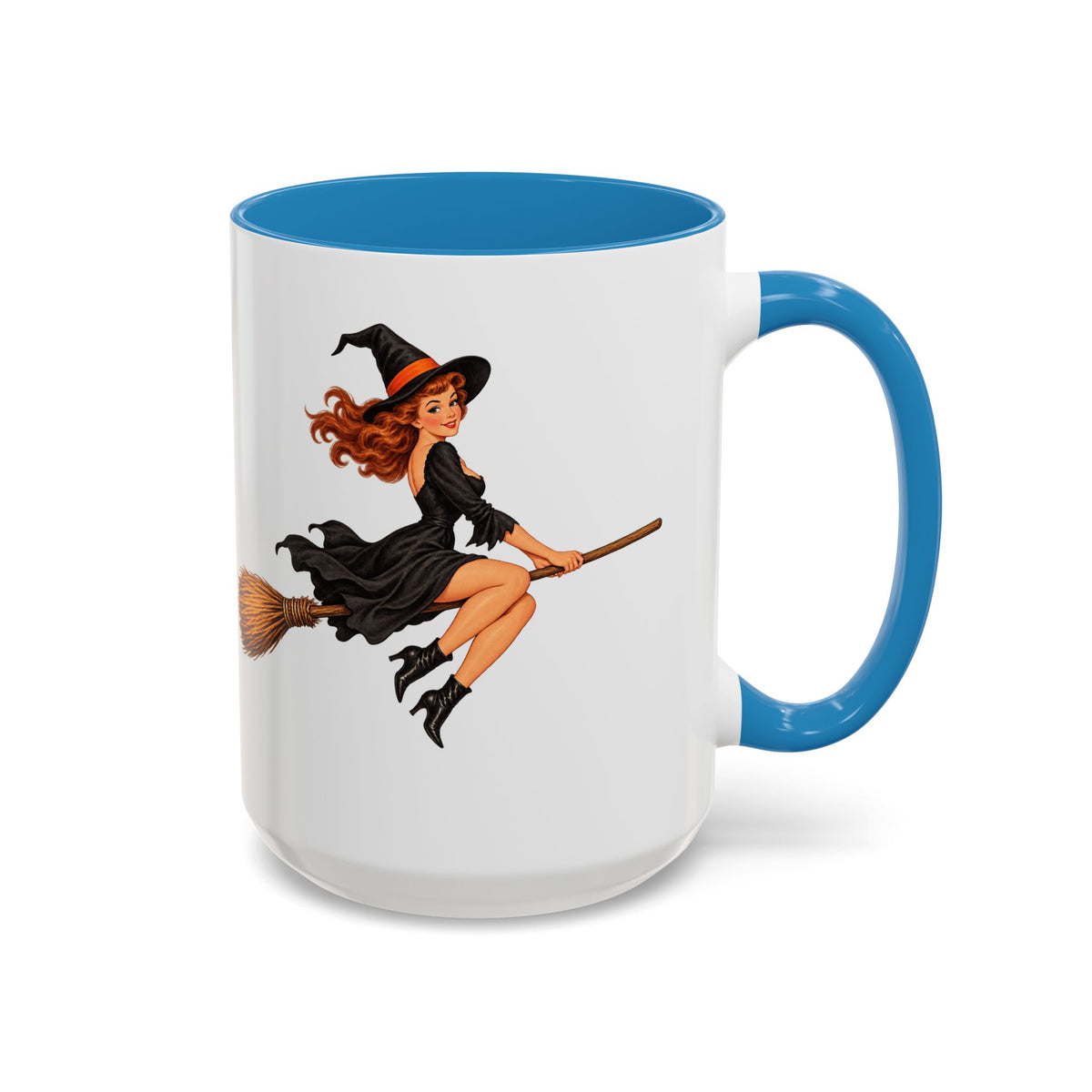 Hazel Hex White Accent Mug by CreepyCrafts.boo