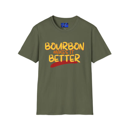 ¡Bourbon lo mejora con cypherpunkgear! Camiseta unisex de estilo suave