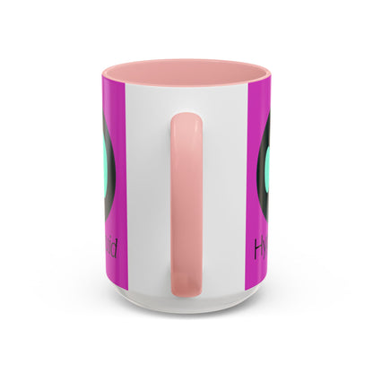 Hyperliquid Black font Pink Accent Mug by cypherpunkgear.com