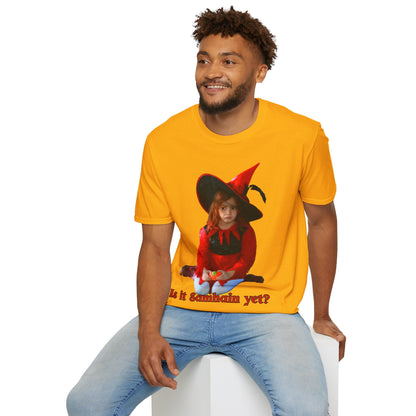 Is it Samhain yet? LTcolors Unisex T-Shirt by CreepyCrafts.boo