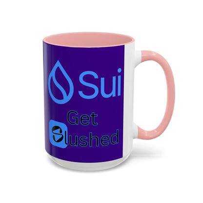 Sui: Get Slushed Purple Accent Mug by cypherpunkgear.com